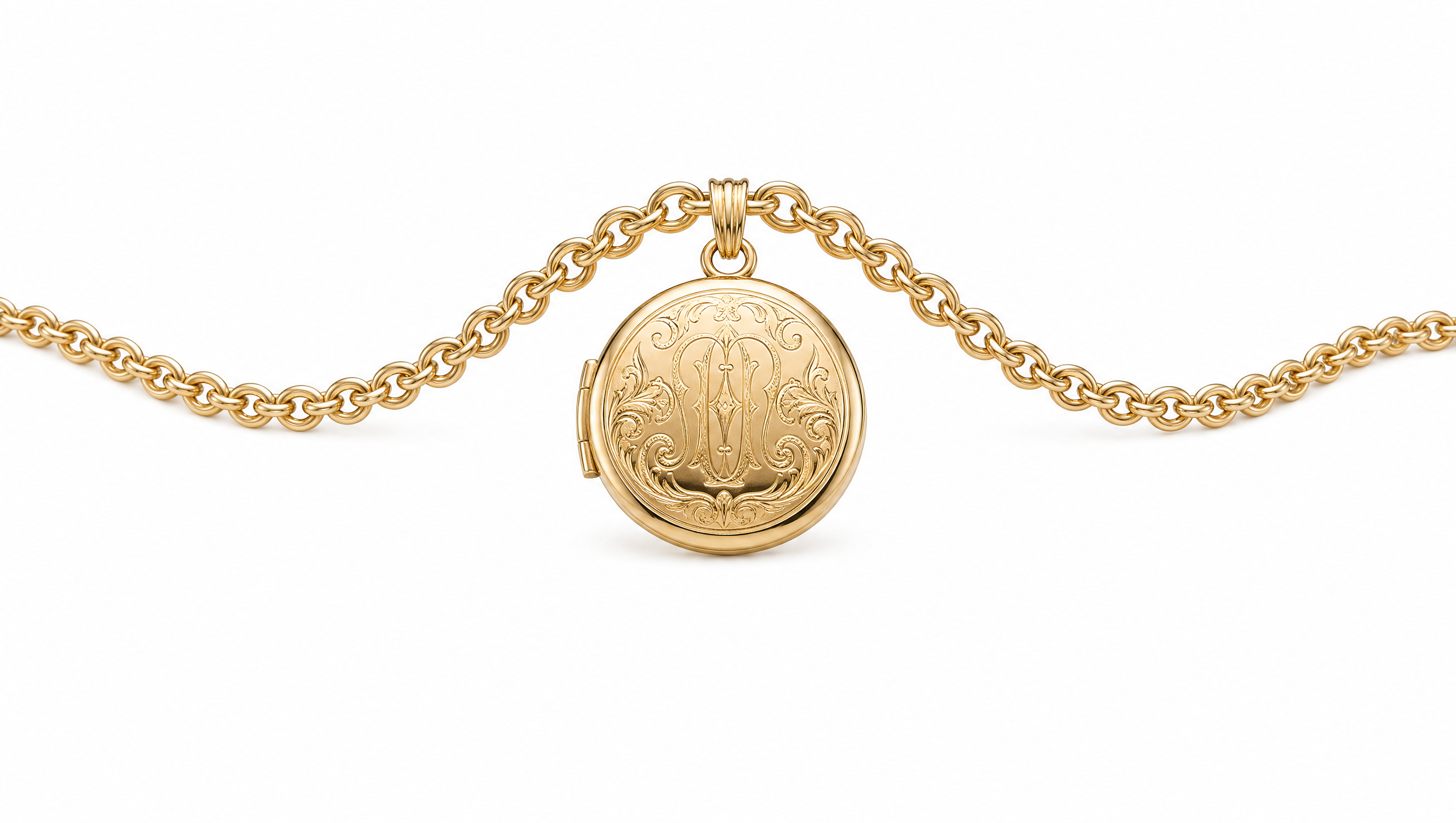 Erbschmuck Collier mit Medaillon
